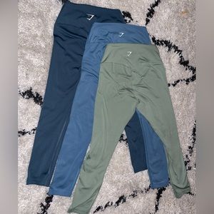 Gymshark leggins lot of 3
